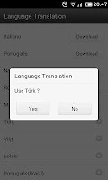 Turkish Language GOWeatherEX screenshot