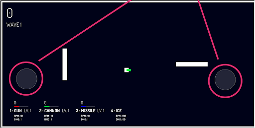 Android application 2D Star Impact screenshort