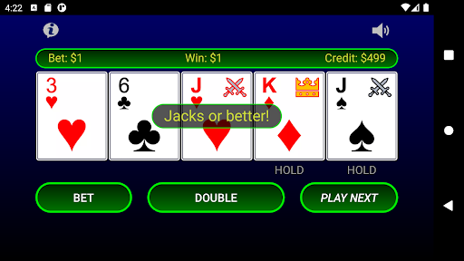 Video Poker By Solrosor Screen 2