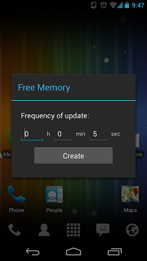 Free Memory (RAM Widget) Screen 3
