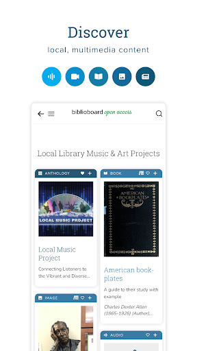 Android application BiblioBoard Library screenshort