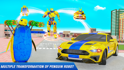 Police Penguin Robot Car Games  screenshots 23