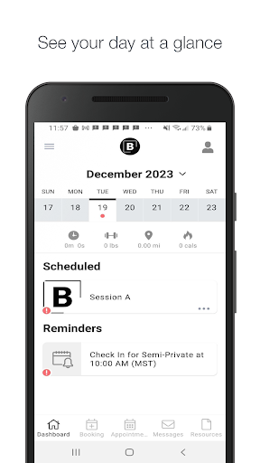 Android application Block Fitness screenshort