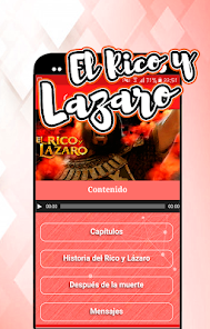 Screenshot 4 El Rico y Lázaro Serie Bíblica android