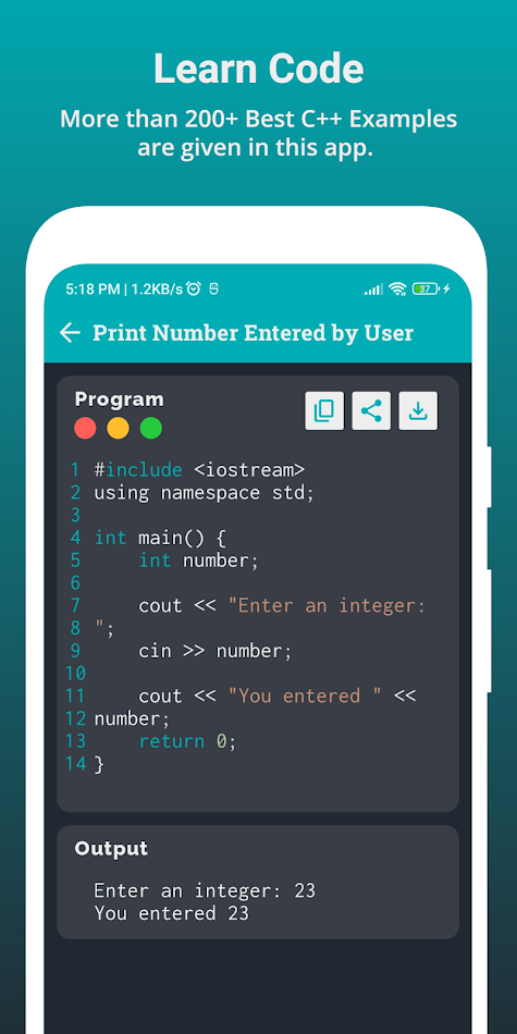 #2. C++ Programs (Android) 由: Aniket Jain