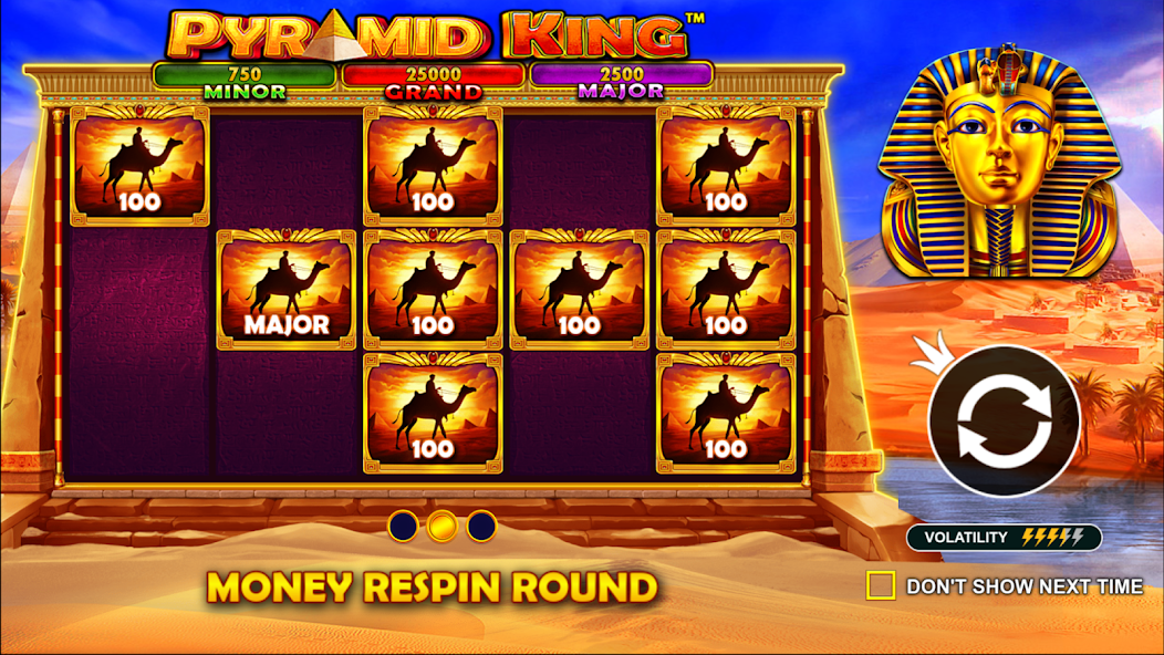 Play pyramid of the kings slot