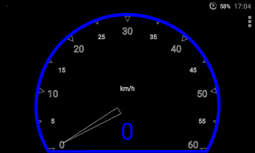 Simple GPS Speedometer Screen 2