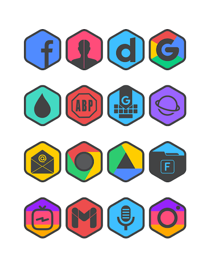 Hexadark - Hexa Icon Pack Screen 2