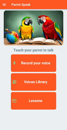Android application Parrot Speak screenshort