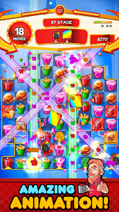 Burger Match 3 MOD APK (Unlimited Money) Android Download 5