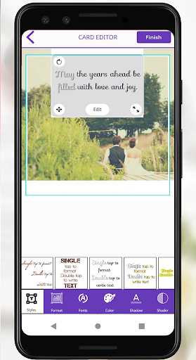 Wedding Card Making App