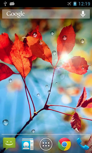 Android application Rains Live Wallpaper screenshort