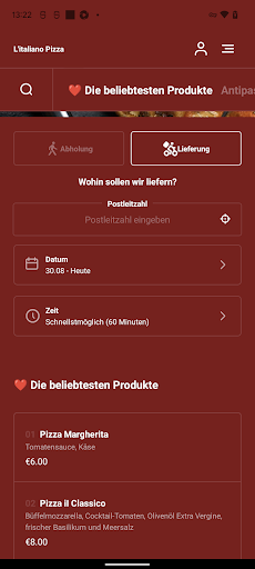 Litaliano Pizza Screen 3