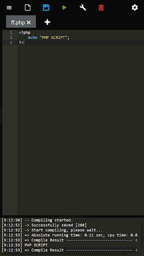 codeIDE - Write  Run code on phone