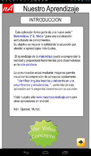 Ángulos inscritos y del centro Screen 2