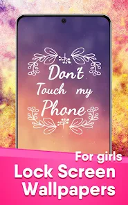 Dont Touch My Phone - Anime Girl Wallpaper Download