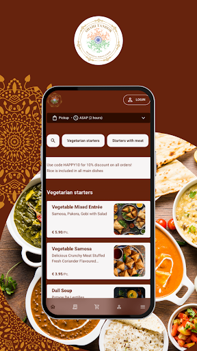 Android application Shahi Tandor screenshort