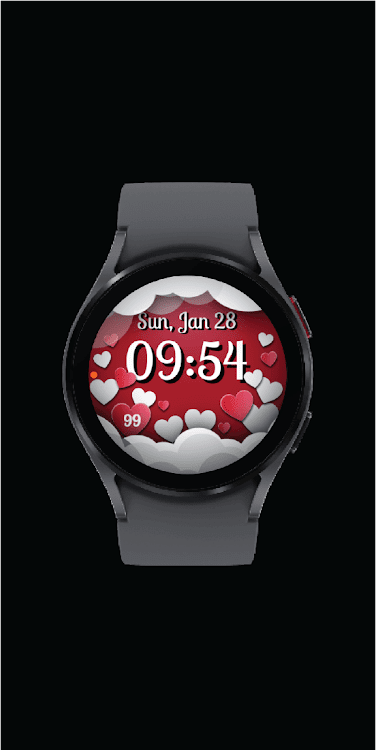 Valentine's Day Watch Face - 1.0.0 - (Android)
