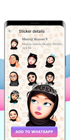 Muslim Memoji & Stickers for WhatsAppのおすすめ画像3