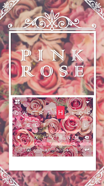 Pink Rose Keyboard - rose keyb - 7.1.5_0331 - (Android)