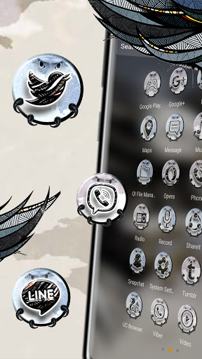 Eagle Painting Theme Screen 3
