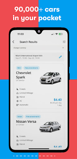 Finalrentals Car Rental App Screenshot