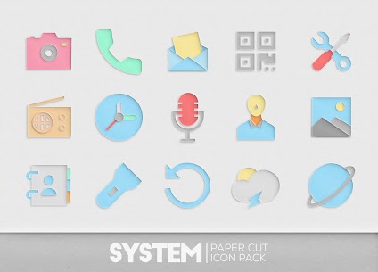 Paper Cut Icon pack New APK (PAID) Free Download 8