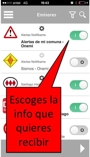 Android application DBNet Notifikame screenshort