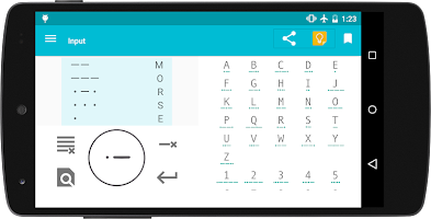 screenshot of morsee : Enjoy Morse code