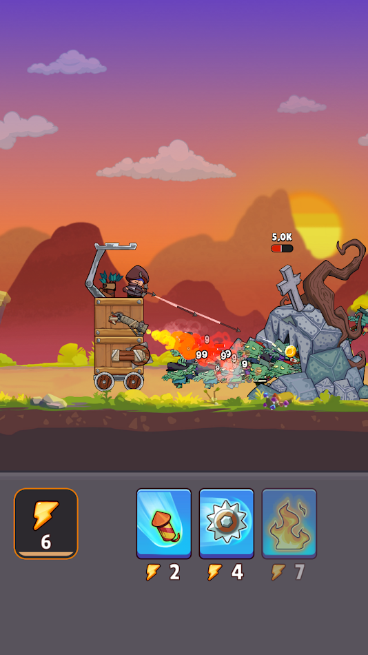 #6. Hero Tower Survival (Android) By: AppVillage Global