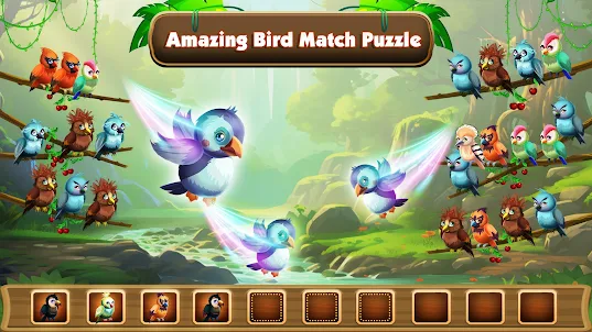Triple Bird Match Puzzle Game