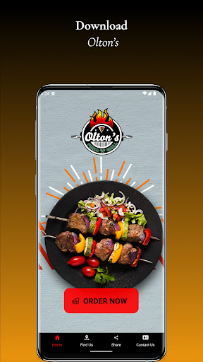 Android application Oltons Pizza N Grill screenshort