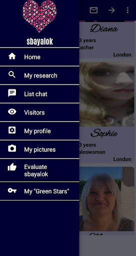 Android application Sbayalok - serious singles screenshort