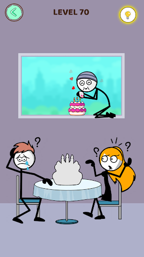Android application Thief Troll - Draw Puzzle Game screenshort