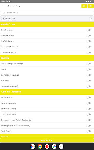 Scaff Inspector Screenshot