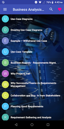 Business Analysis Pro Screen 3