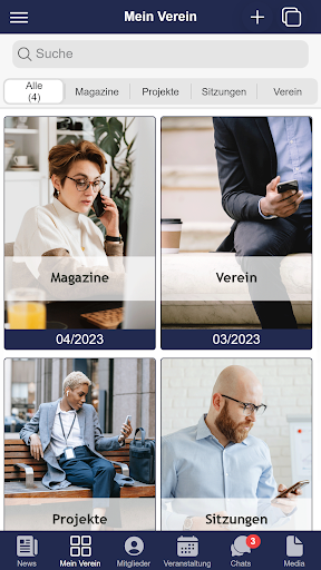VereinsApp Screen 2