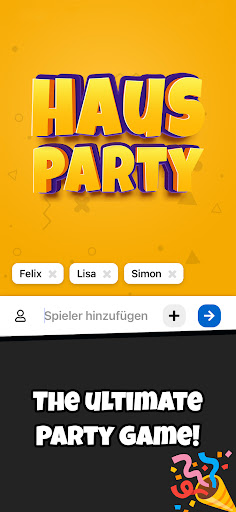 Android application Hausparty · Drinking Game screenshort
