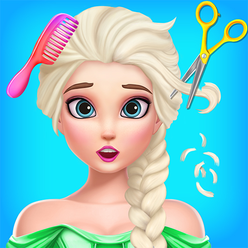 Princess Girls Hair Salon Game logo