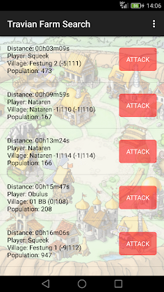 Travian Farm Search - Screenshot 2