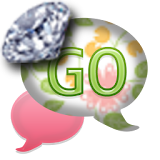 GO SMS - Perfect Diamonds icon