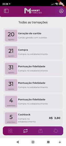 Market Fidelize Cartões Screen 3