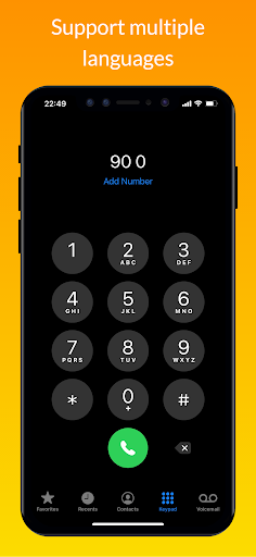 iCall – iOS-Dialer, iPhone-Anruf