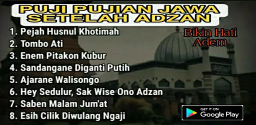 Puji Pujian Jawa Setelah Adzan