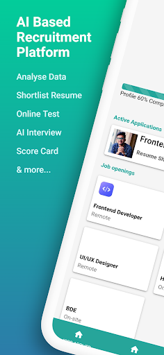 Android application Intelli Hire screenshort