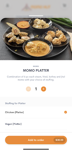 Momo Hut Screen 2