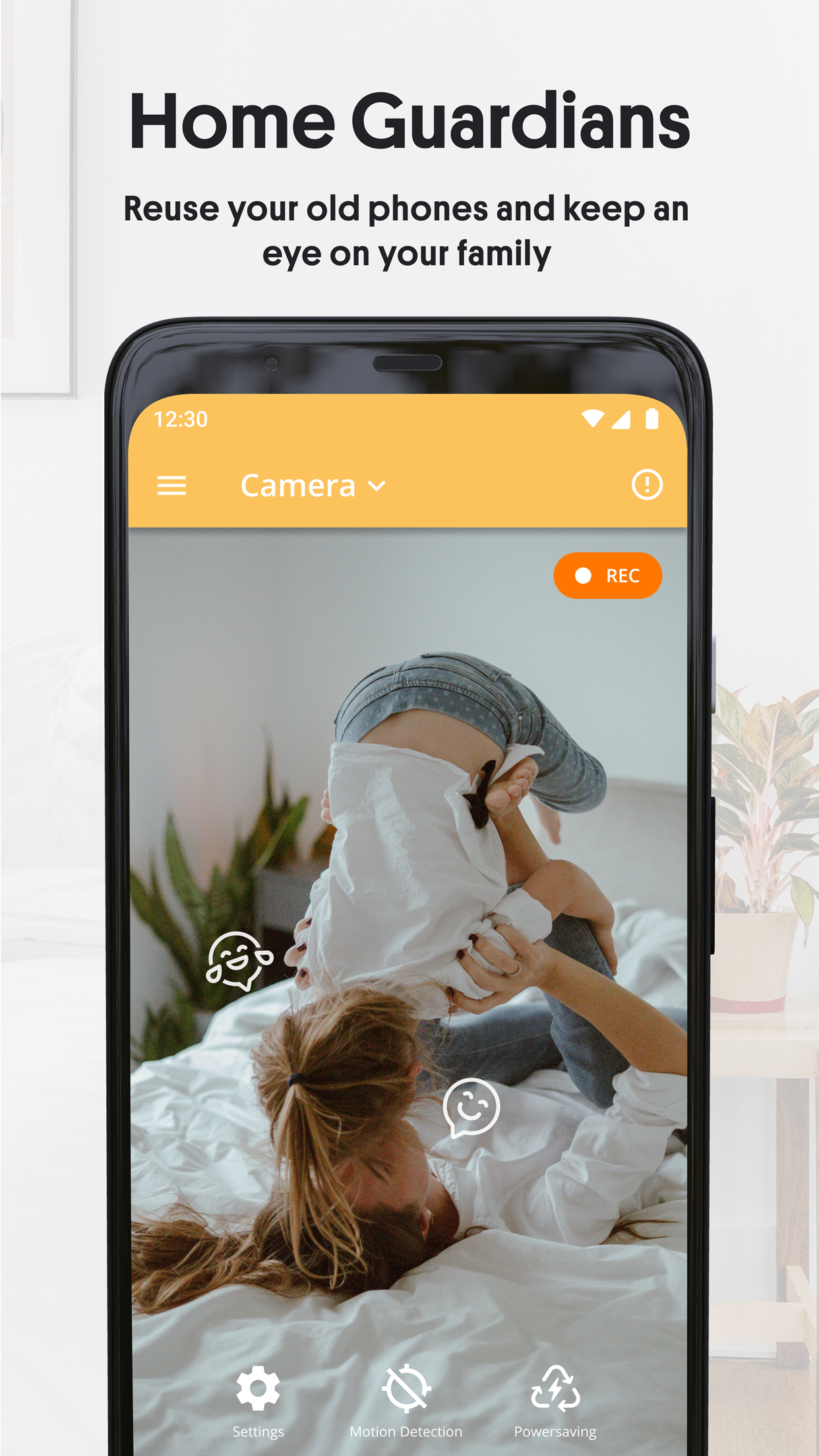 Android application AlfredCamera Home Security app screenshort