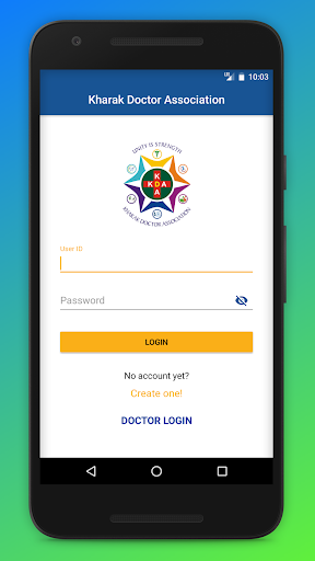 Android application Kharak Doctor Association screenshort