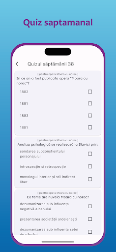 Quizuri opere BAC Romana Screen 3