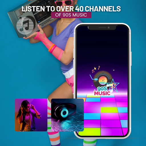 Screenshot of 90s Music app